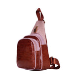 LANY Faux Croc Slingback Backpack Pack