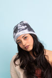Tie Dye Cable Knit Beanie
