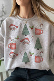 Christmas Collection Graphic Plus Size Sweatshirt