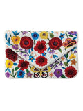 Floral  Beaded&Embroidered Clutch LAC-SS-699