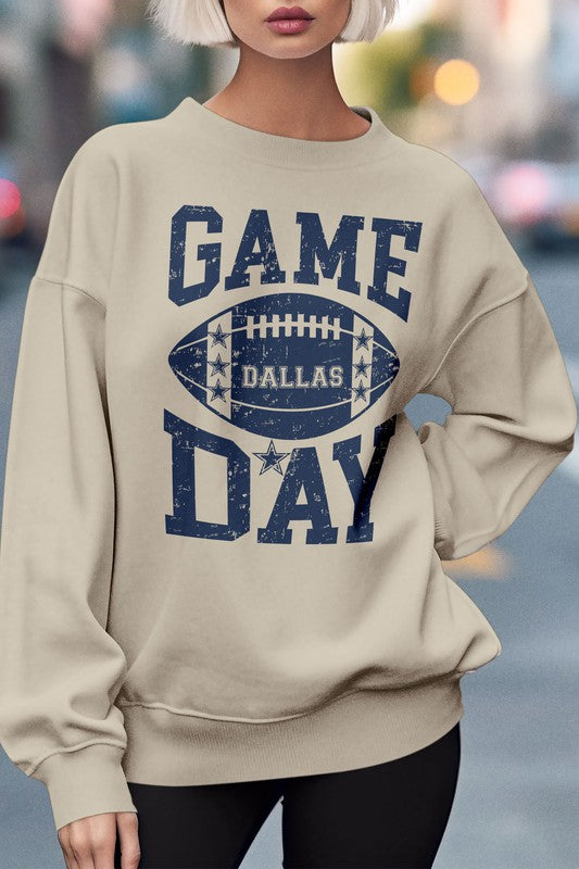 Game Day Dallas Graphic Sweatshirt