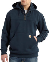 Carhartt mens Rain Defender Loose Fit Heavyweight Quarter-zip Hoodie