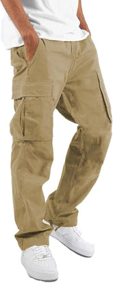 Men's Casual Cargo Pants Hiking Workout Joggers