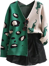 le lis Clothing Casual Color Green Leopard & Tiger Pattern