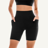 Womens Biker Shorts with Pockets