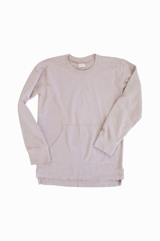 The Essentials Sweatshirt with pocket - Sand