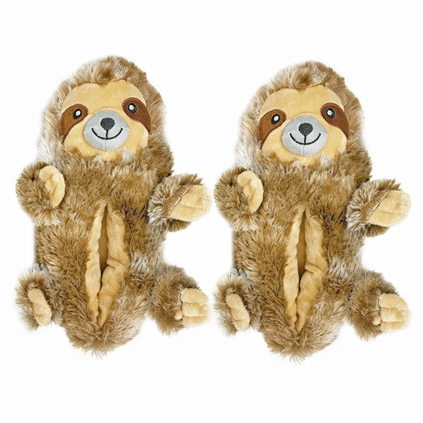 Sloth Hugs Women's Fluffy House Slippers Shoes