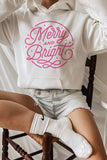 Merry and Bright Graphic Hoodie 