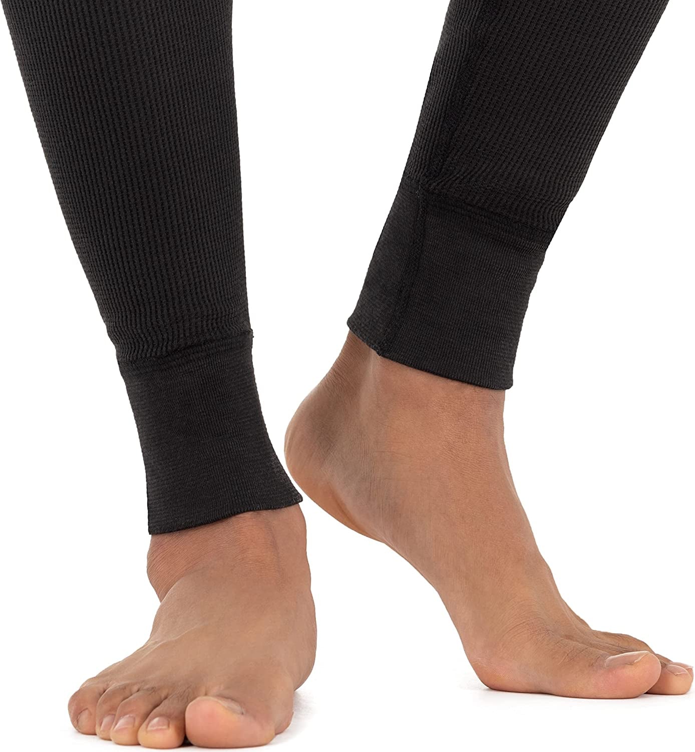 Men'S Recycled Premium Waffle Thermal Underwear Long Johns Bottom (1, 2, 3, and 4 Packs)