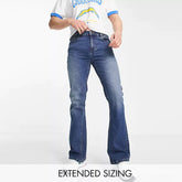 Flare Jeans for Men in Dark Wash - Blue
