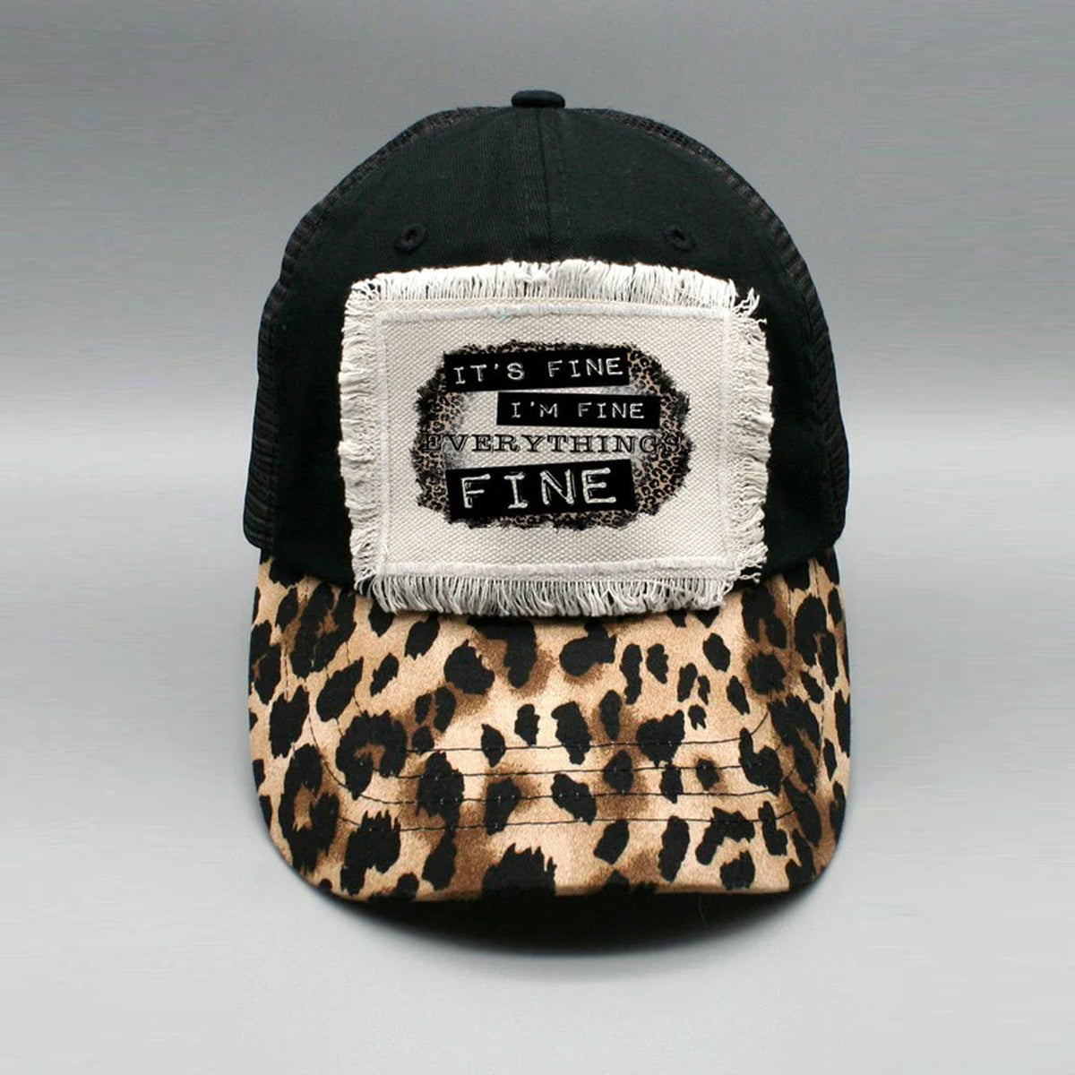 It's Fine I'm Fine Everythings Fine Patch Hat