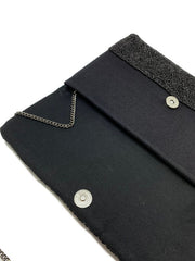 Red Lips Beaded Clutch Bag