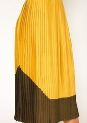 Pleated Midi Skirt