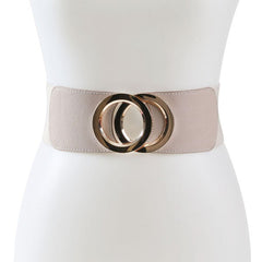 Gold Double Circle Fashion Belt