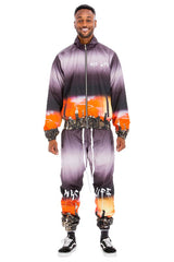 Nyc Life La Life Print Windbreak Track Suit