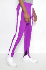 Slim Fit Single Stripe Track Pant
