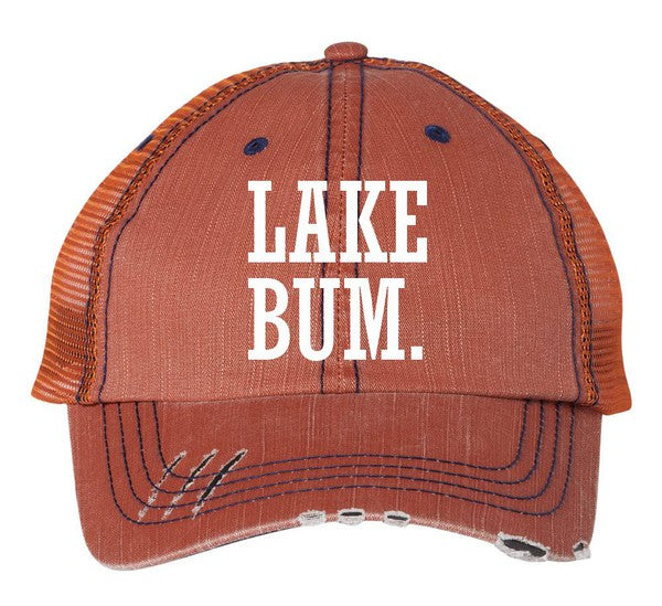 Lake Bum Mesh Trucker Hat