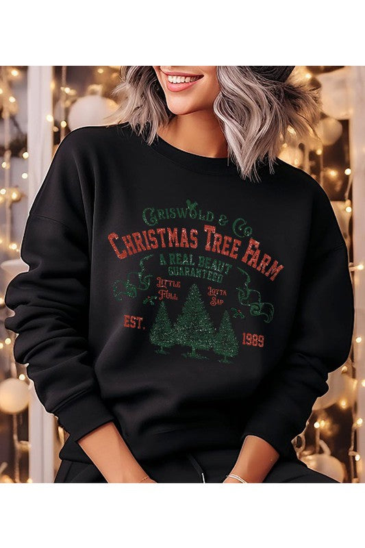 Unisex Christmas Fleece Sweatshirt