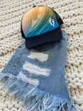 Waves Snapback Trucker Hat for sale 