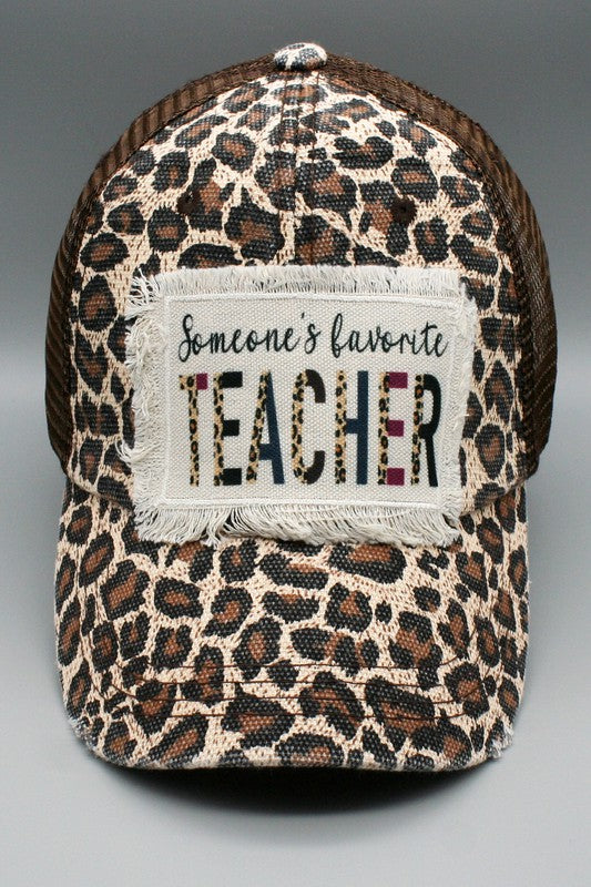 Someones Favorite Teacher Pat Hat for Sale