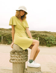 The Wrap Dress Lime