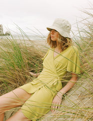 The Wrap Dress Lime