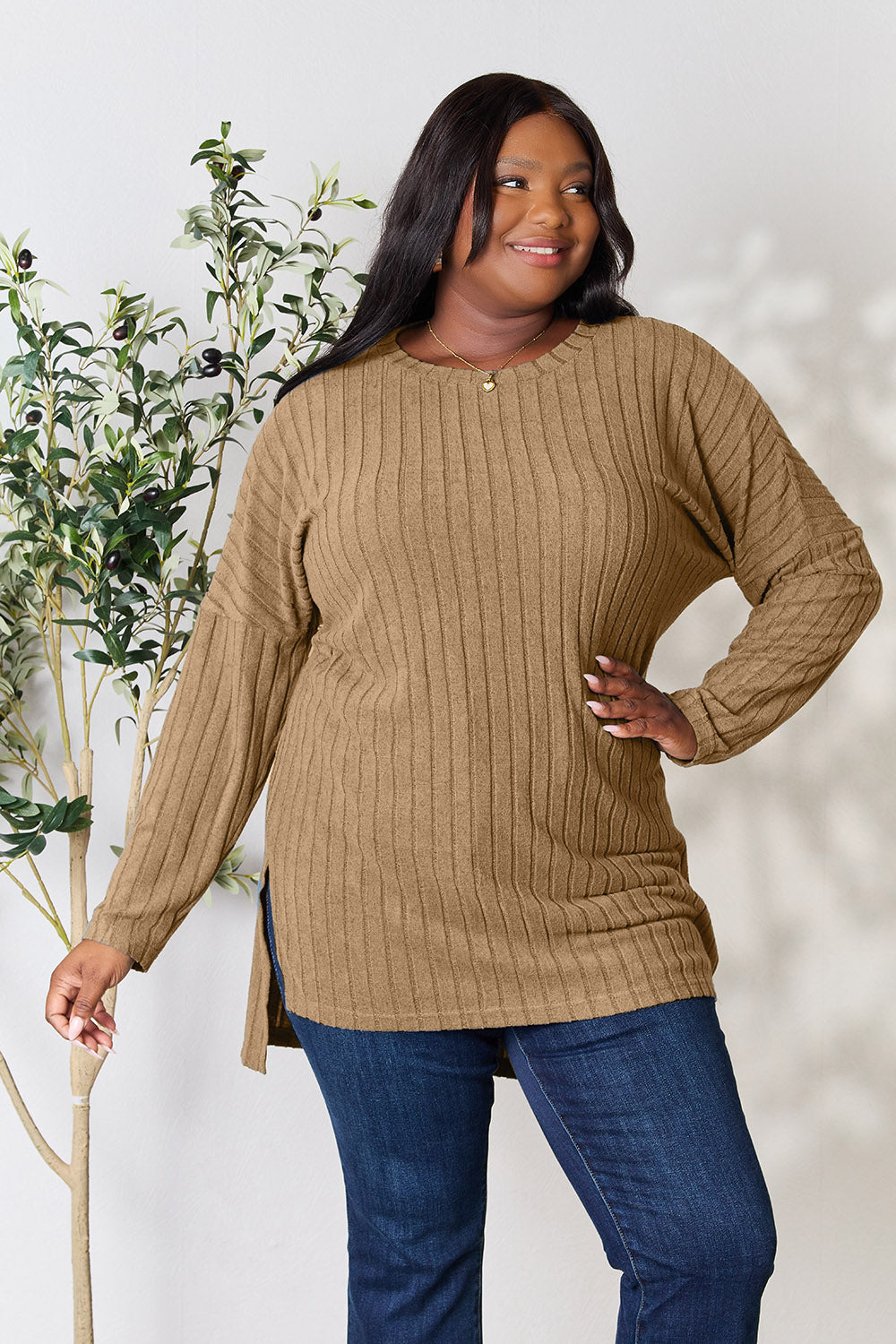 Feminine Elegance: Women's Long Sleeve Top