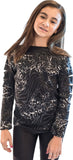 KIDS LEOPARD CUT SLEEVE TOP