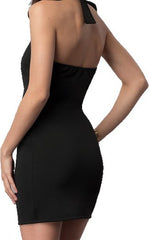 JUNIORS HALTER TIGHT PARTY DRESS