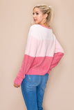 Ombre Sweater Round Top