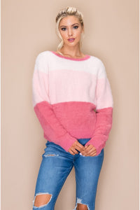 Ombre Sweater Round Top