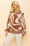 Zebra Jacq Sweater Top