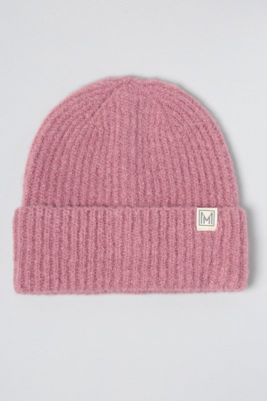 Winter Soft Ribbed Knit Cuff Beanie Hat