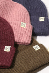 Winter Soft Ribbed Knit Cuff Beanie Hat