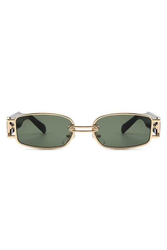 Rectangle Retro Slim Narrow Fashion Sunglasses