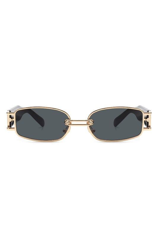 Rectangle Retro Slim Narrow Fashion Sunglasses