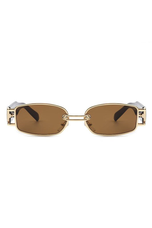 Rectangle Retro Slim Narrow Fashion Sunglasses