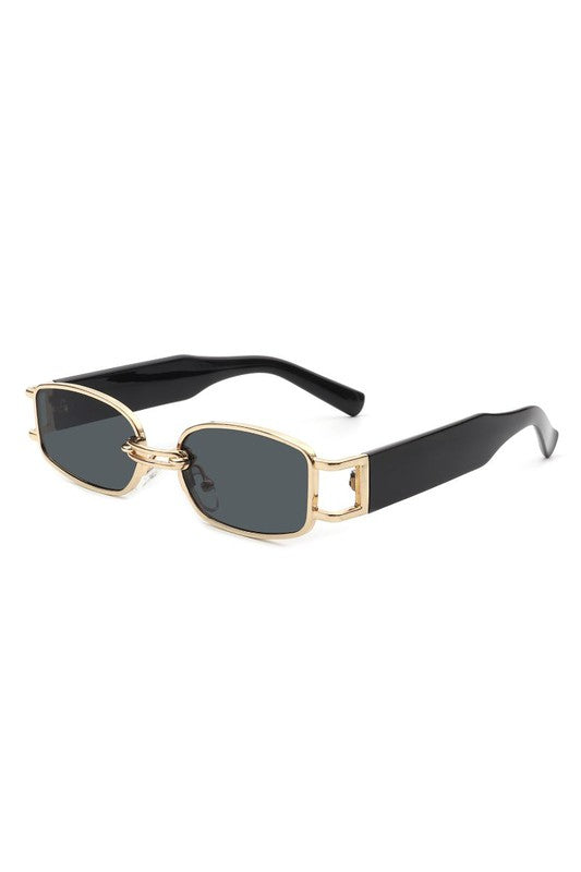 Rectangle Retro Slim Narrow Fashion Sunglasses