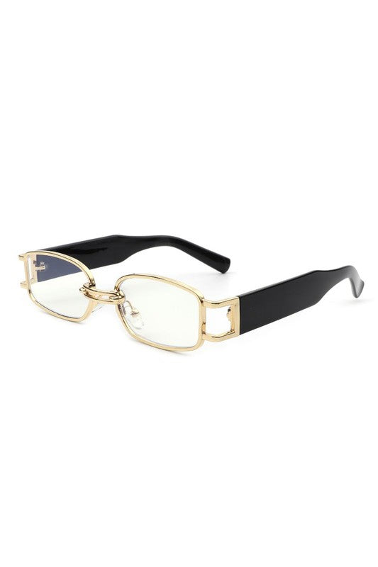 Rectangle Retro Slim Narrow Fashion Sunglasses