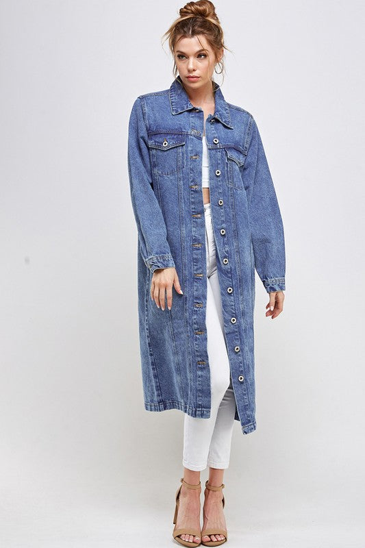 White Non-stretch Third Quarter Denim Jackets