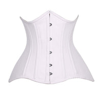 Nude Cotton Steel Boned Waist Cincher Corset