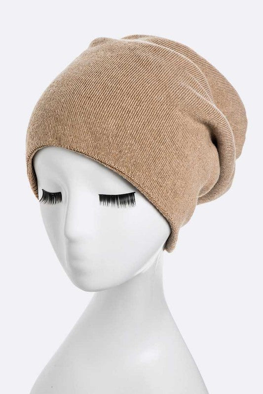 Double Layer Soft Convertible Beanie