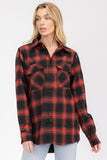 Full Plaid Checkered Flannel Long Sleeve