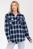 Full Plaid Checkered Flannel Long Sleeve