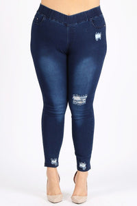Plus Jeggings Denim Pants