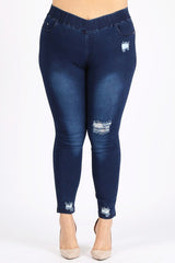Plus Jeggings Denim Pants