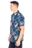 Men's Printed Shirts in Blue
