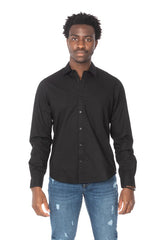 Long Sleeve Cotton Black Shirts