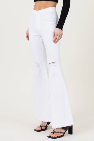 High Waisted Flare Jeans 