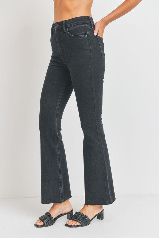 High Rise Vintage Skinny Flare Jeans